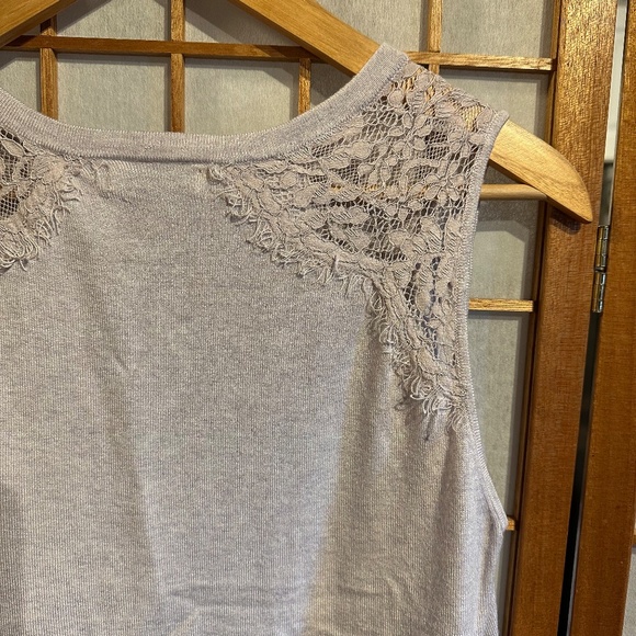 Reitman's Light Purple Sleeveless Blouse with Embroidery - Picture 9 of 13
